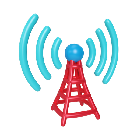 Signal Tower  3D Icon
