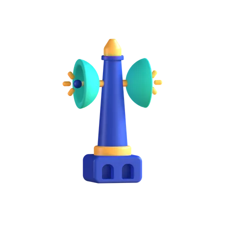 Signal Tower 3D Icon