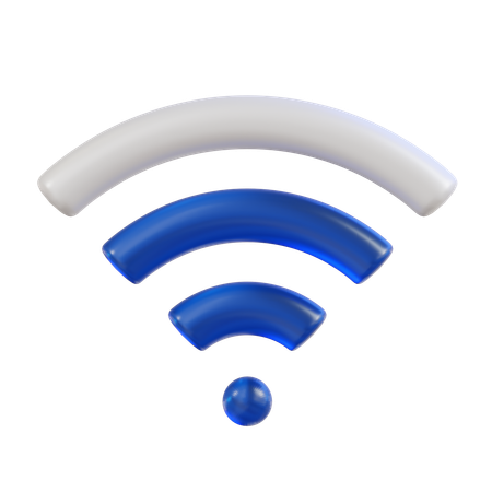 Signal Wi-Fi  3D Icon