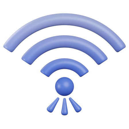 Signal Wi-Fi  3D Icon