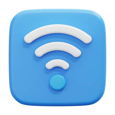 Signal Wi-Fi  3D Icon