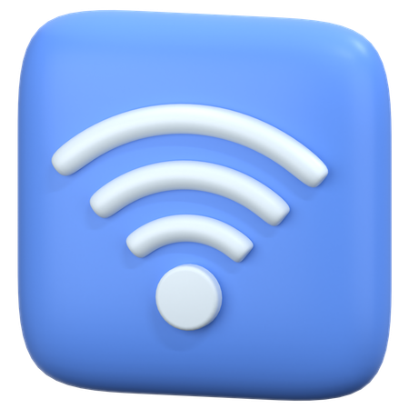 Signal Wi-Fi  3D Icon