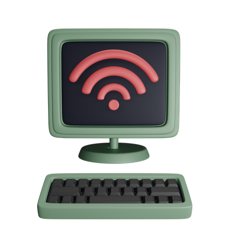 Signal Wi-Fi  3D Icon