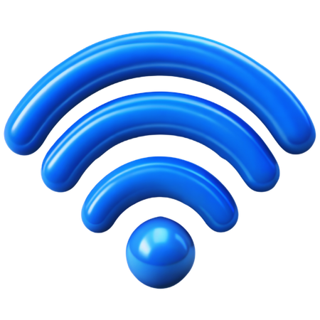 Signal Wi-Fi  3D Icon