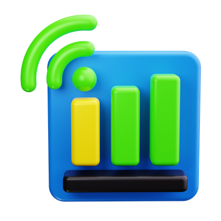 Signal Wi-Fi  3D Icon