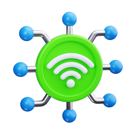 Signal Wi-Fi  3D Icon