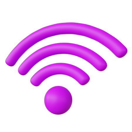 Signal Wi-Fi  3D Icon