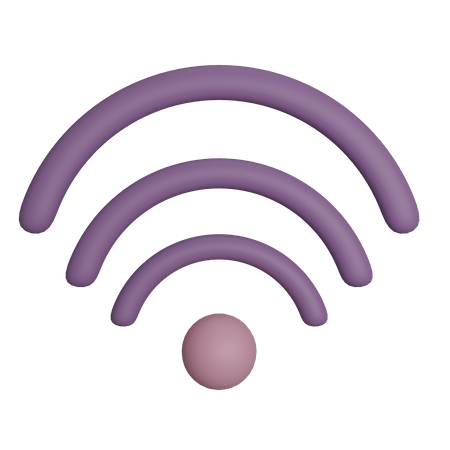 Signal Wi-Fi  3D Icon