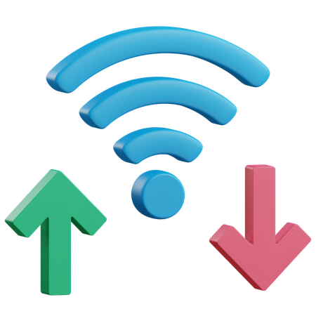 Signal Wi-Fi  3D Icon