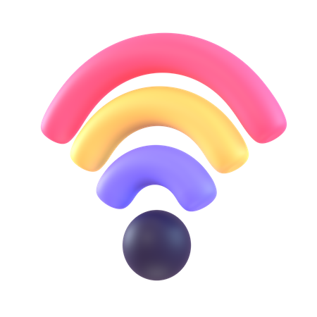 Signal Wi-Fi  3D Icon