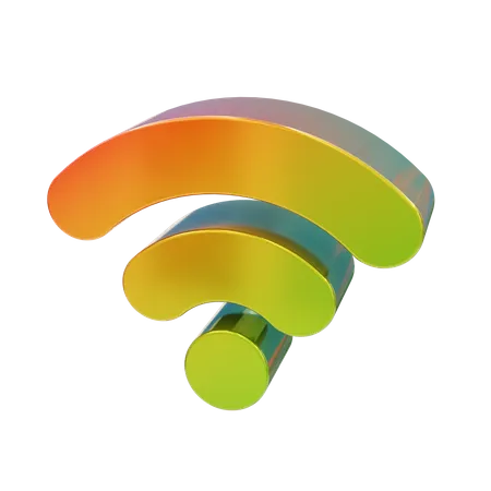 Signal Wi-Fi  3D Icon