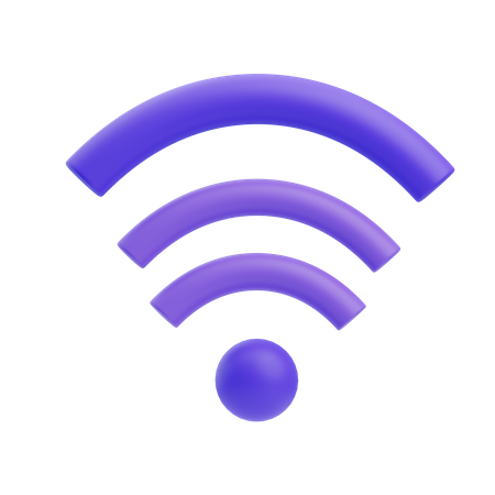 Signal Wi-Fi  3D Icon