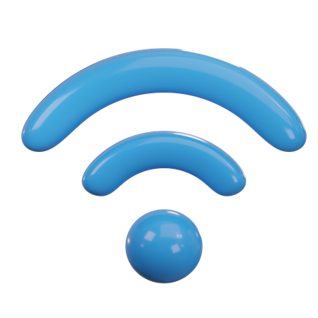 Signal Wi-Fi  3D Icon