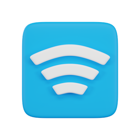 Signal Wi-Fi  3D Icon