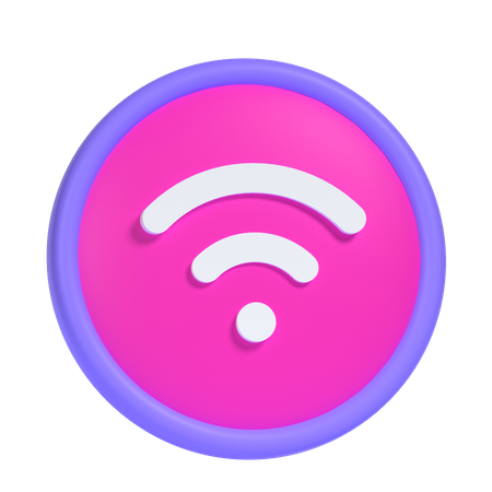 Signal Wi-Fi  3D Icon