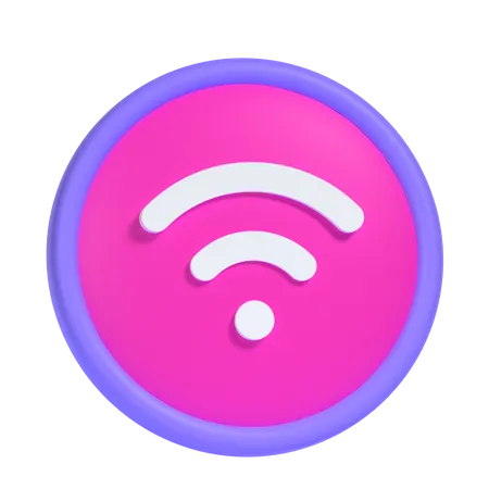 Signal Wi-Fi  3D Icon