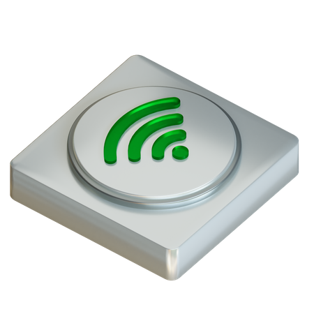 Signal wifi complet  3D Icon