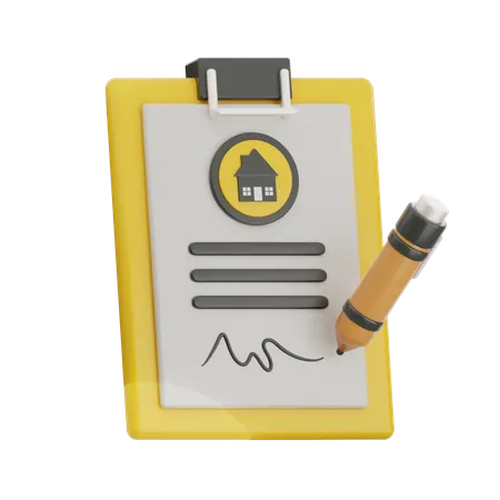 Signature  3D Icon