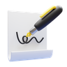 signature 3d logo