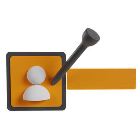 Signature politique  3D Icon