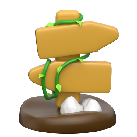 Signboard  3D Icon