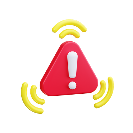 Signe d'alerte  3D Icon