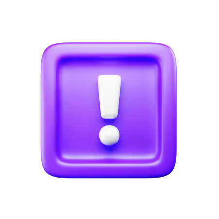 Signe d'alerte  3D Icon