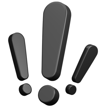Signe d'avertissement  3D Icon