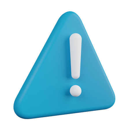 Signe d'avertissement  3D Icon