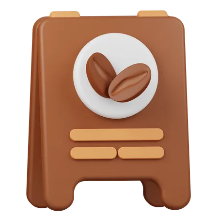 Enseigne de café  3D Icon