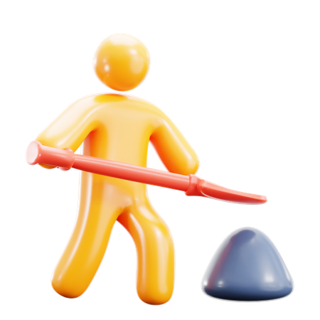 Signe de construction  3D Icon