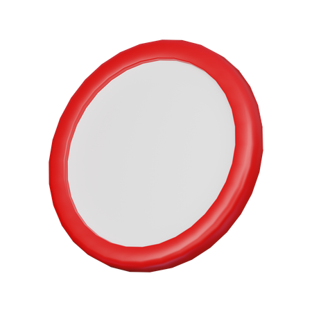 Signe de limite vide  3D Icon