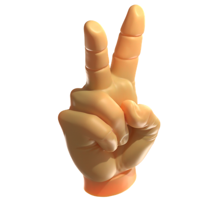 Signe de paix  3D Icon