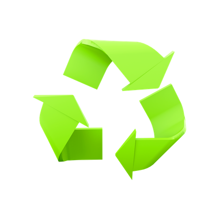Signe de recyclage  3D Icon