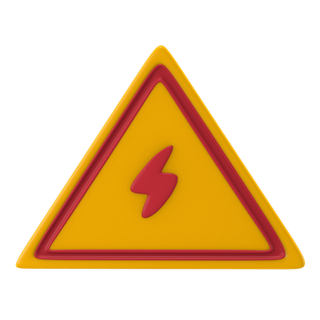 Signe d'électricité  3D Icon
