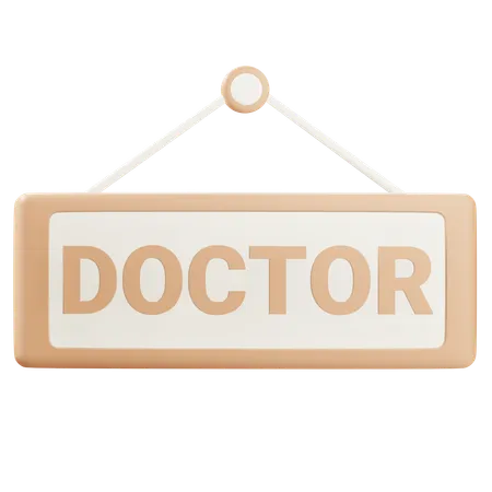 Signe du médecin  3D Icon