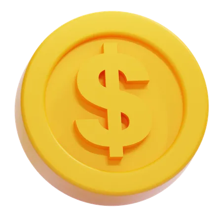 Signe dollar  3D Icon