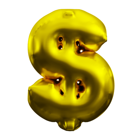 Signe dollar  3D Icon