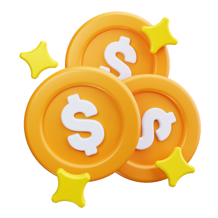 Signe dollar  3D Icon