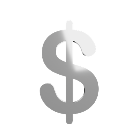 Signe dollar  3D Icon