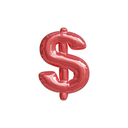 Signe dollar  3D Icon