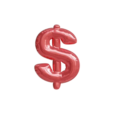 Signe dollar  3D Icon