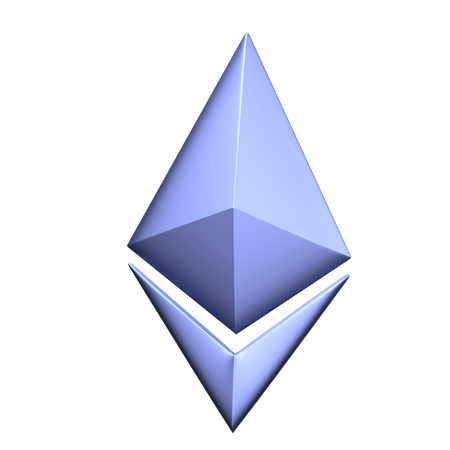 Signe d'Ethereum  3D Icon