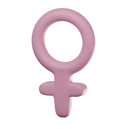 Signe féminin  3D Icon