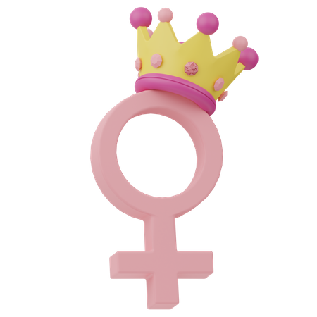 Signe féminin  3D Icon