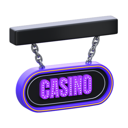 Signo de casino  3D Icon