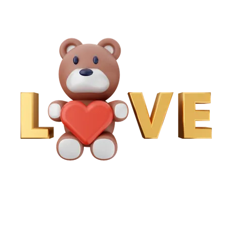 Signo de amor  3D Icon