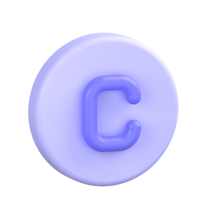 Signo de derechos de autor  3D Icon