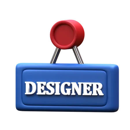 Signo de diseñador  3D Icon