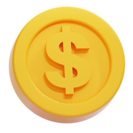 Signo de dólar  3D Icon